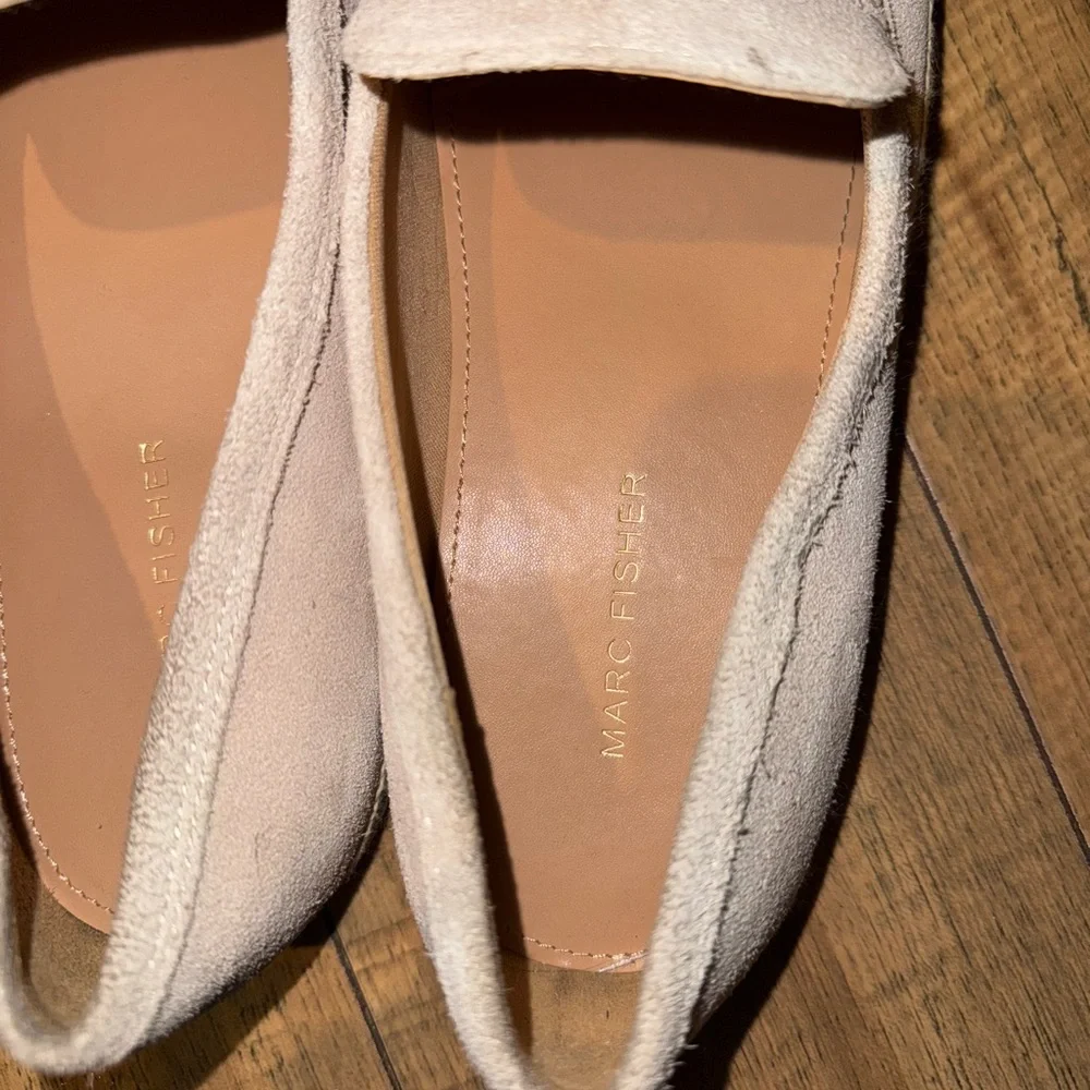 Cream loafers